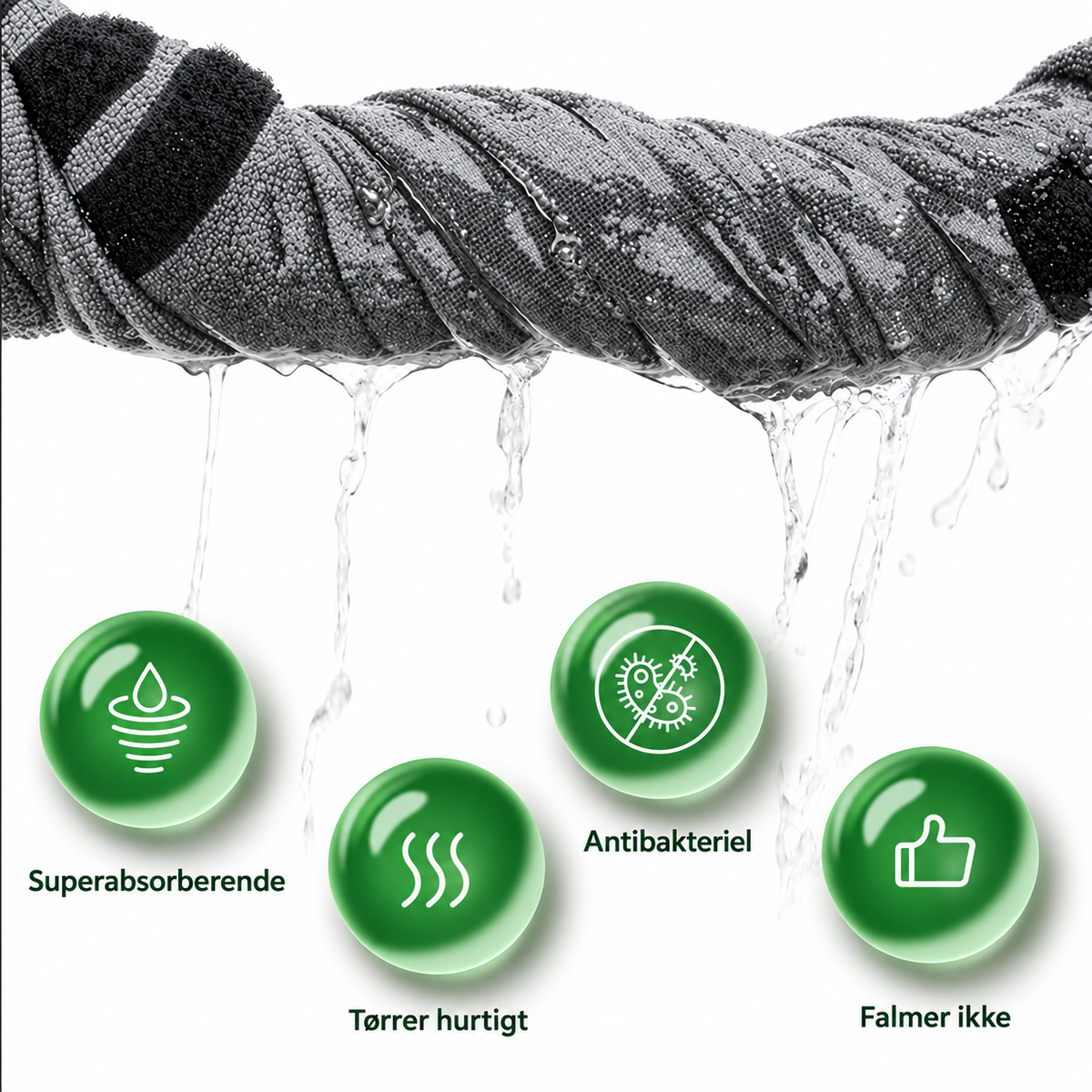 Hundebadekåbe i Mikrofiber – Absorberende & Hurtigtørrende