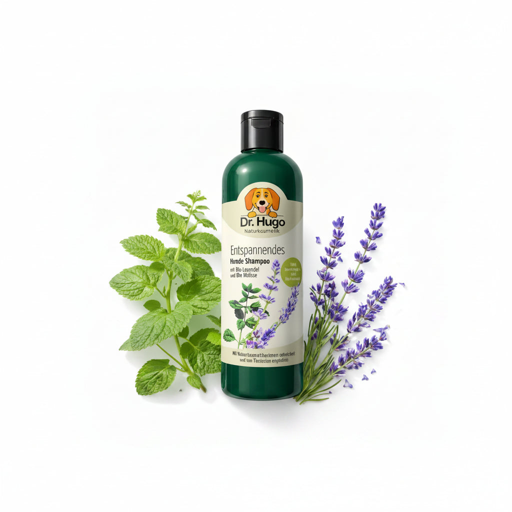 Hundeshampoo Naturkosmetik – Bio Lavendel & Bio Melisse – Für Empfindliche Haut – Vegan & Ph-Neutral – Ohne Parabene & Silikone – Made in Germany – 200Ml