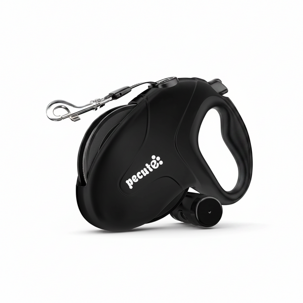 10 m Flexline til Store Hunde – Automatisk Hundesnor med Skridsikkert Greb og Bremseknap