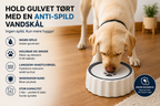 Anti-Spild Vandskål til Hund og Kat – 2L Skridsikker Vandskål uden Dryp og Sprøjt