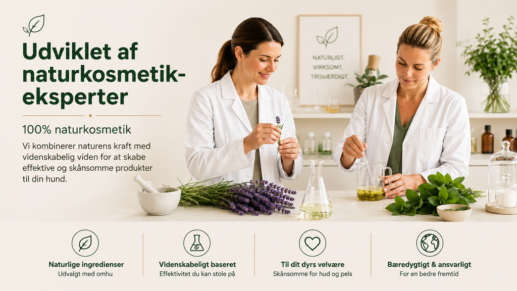 Naturlig Hundeshampoo til Følsom Hud – Økologisk Lavendel & Citronmelisse | Vegansk & pH-neutral – 200 ml