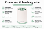 Potevasker til Hund og Kat – Effektiv Poterens med Bløde Silikonebørster | Hundepotevasker mod Mudder og Snavs