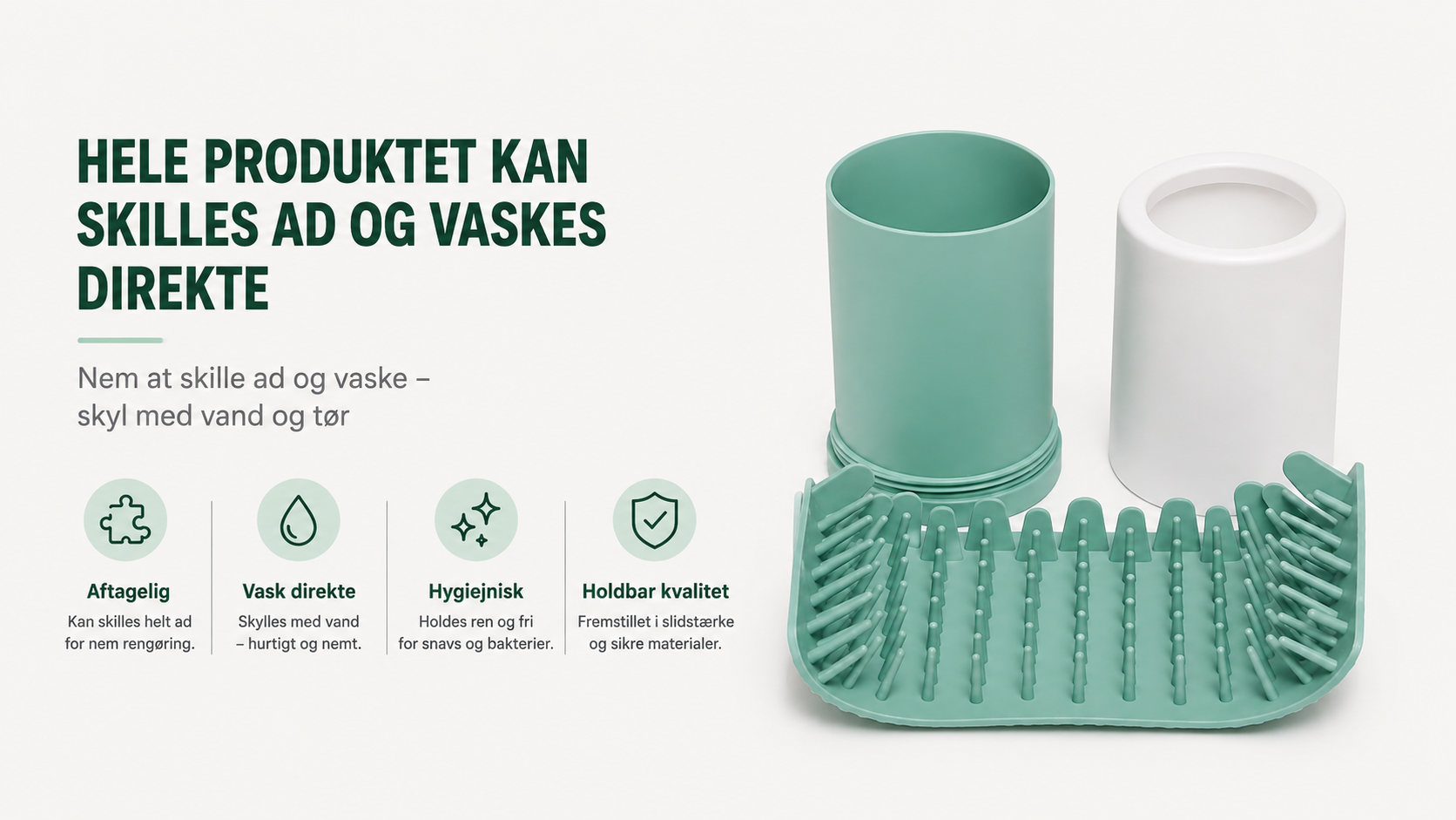 Potevasker til Hund og Kat – Effektiv Poterens med Bløde Silikonebørster | Hundepotevasker mod Mudder og Snavs