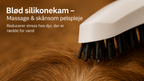 RAVAK Hundebruser med Silikonekam – 4 Stråletyper, Vandbesparende Sprøjtebruser til Hund, G1/2 Tilslutning, Mat Hvid