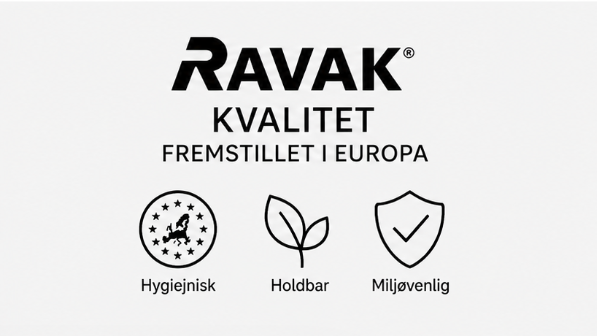 RAVAK Hundebruser med Silikonekam – 4 Stråletyper, Vandbesparende Sprøjtebruser til Hund, G1/2 Tilslutning, Mat Hvid