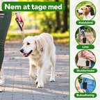 Hundeposeholder til Gåturen – Dispenser til Hundeposer med Lynlås