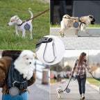 Rejseskåle til Hund med Låg – 2 stk. Sammenklappelige